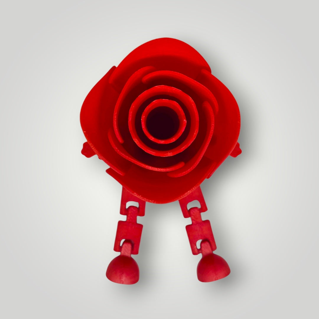 Rosa Eterna Articulada 3D | San Valentín