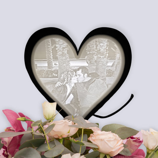 Litofanía 3D "Luz de Amor" Personalizada – Edición San Valentín
