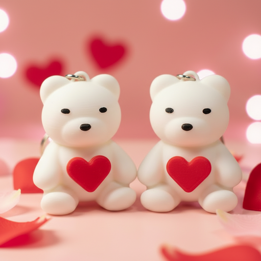 Pack Dúo Llaveros Osito Amoroso | El Regalo Perfecto para Parejas