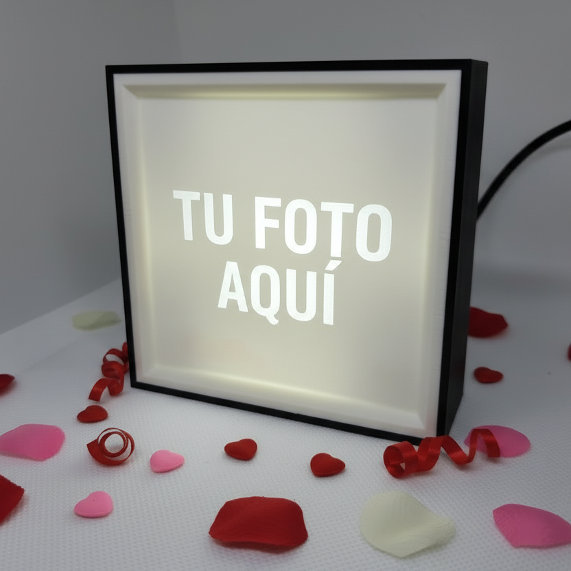 Litofanía 3D "Luz de Amor" Personalizada | Edición San Valentín
