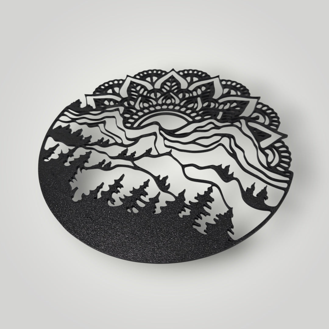 Mandala Alpino | Wall Art 3D Minimalista