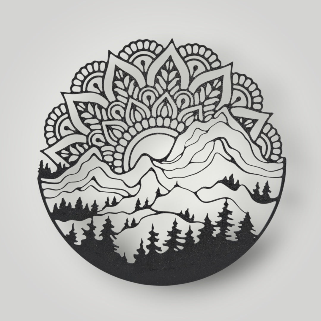 Mandala Alpino | Wall Art 3D Minimalista