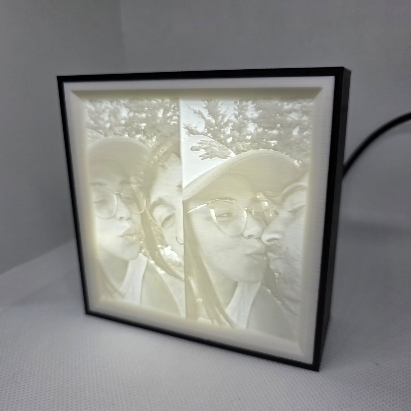 Litofanía 3D "Luz de Amor" Personalizada – Edición San Valentín