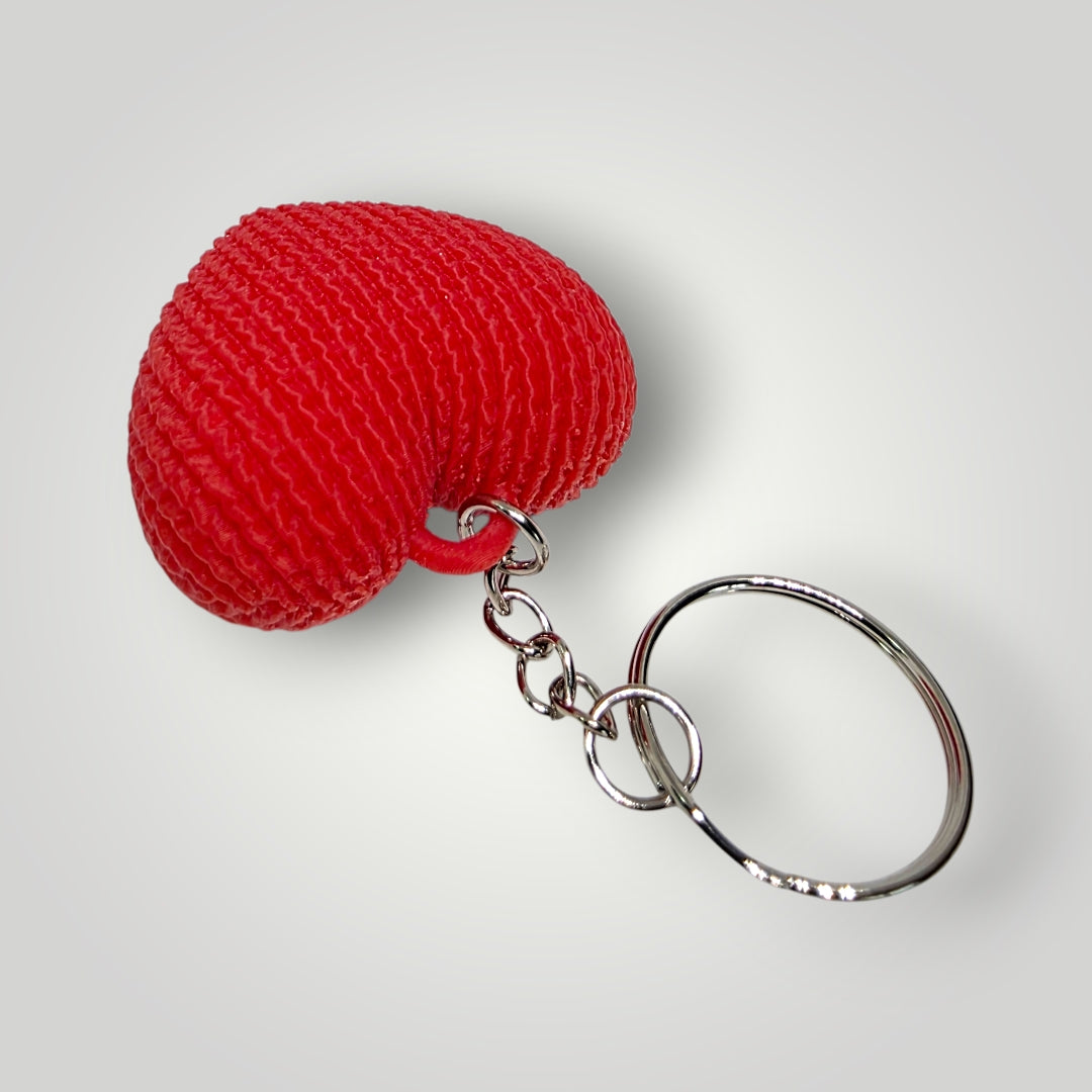 Llavero Corazón "Amigurumi" 3D | San Valentín