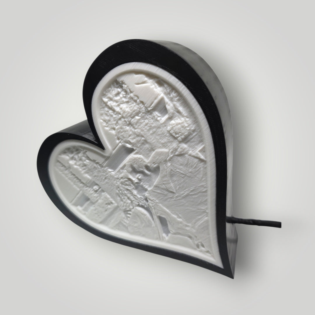 Litofanía 3D "Luz de Amor" Personalizada – Edición San Valentín